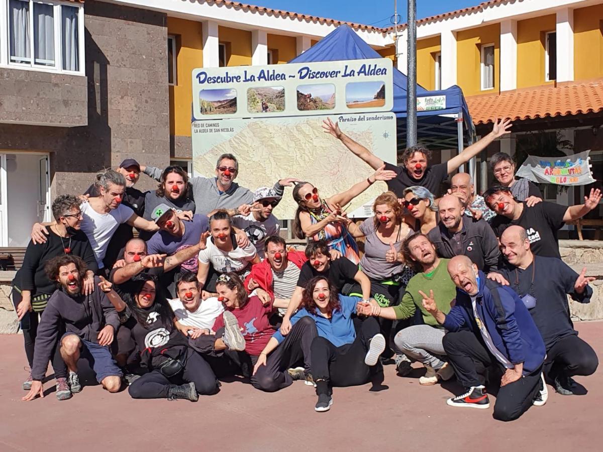 San Nicolás La Hoyilla Hostel - La Aldea מראה חיצוני תמונה