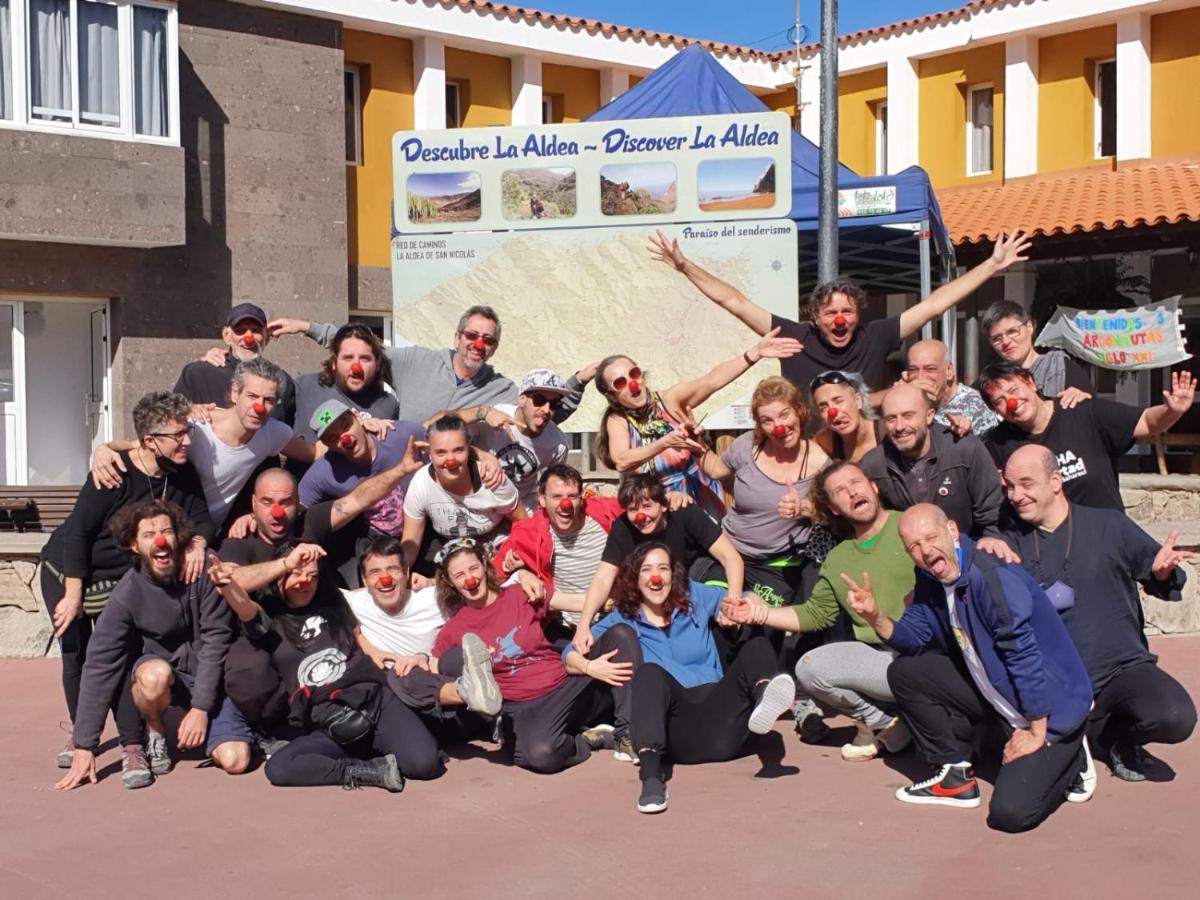 San Nicolás La Hoyilla Hostel - La Aldea מראה חיצוני תמונה