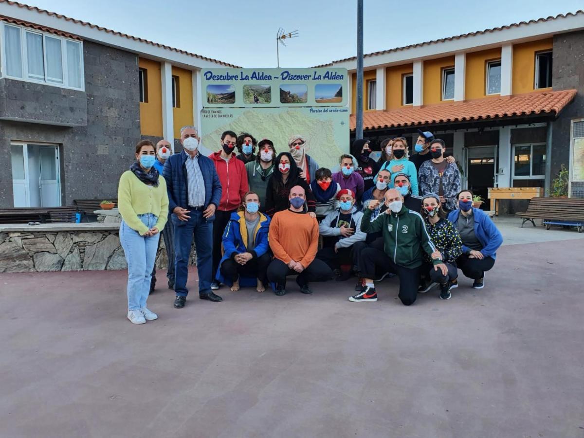 San Nicolás La Hoyilla Hostel - La Aldea מראה חיצוני תמונה